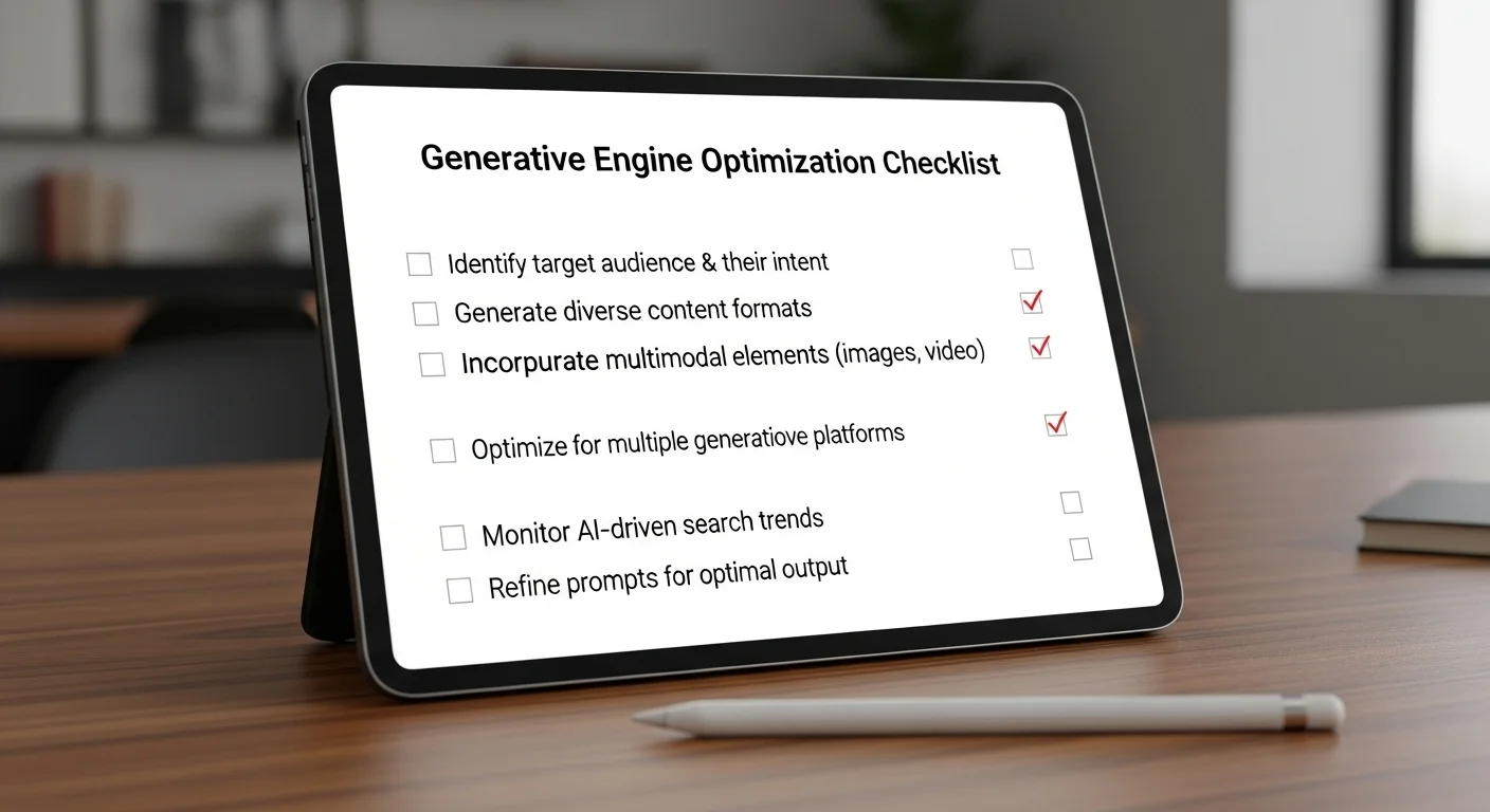 브랜드 신뢰도 높이는 생성형 AI 최적화 실무 체크리스트